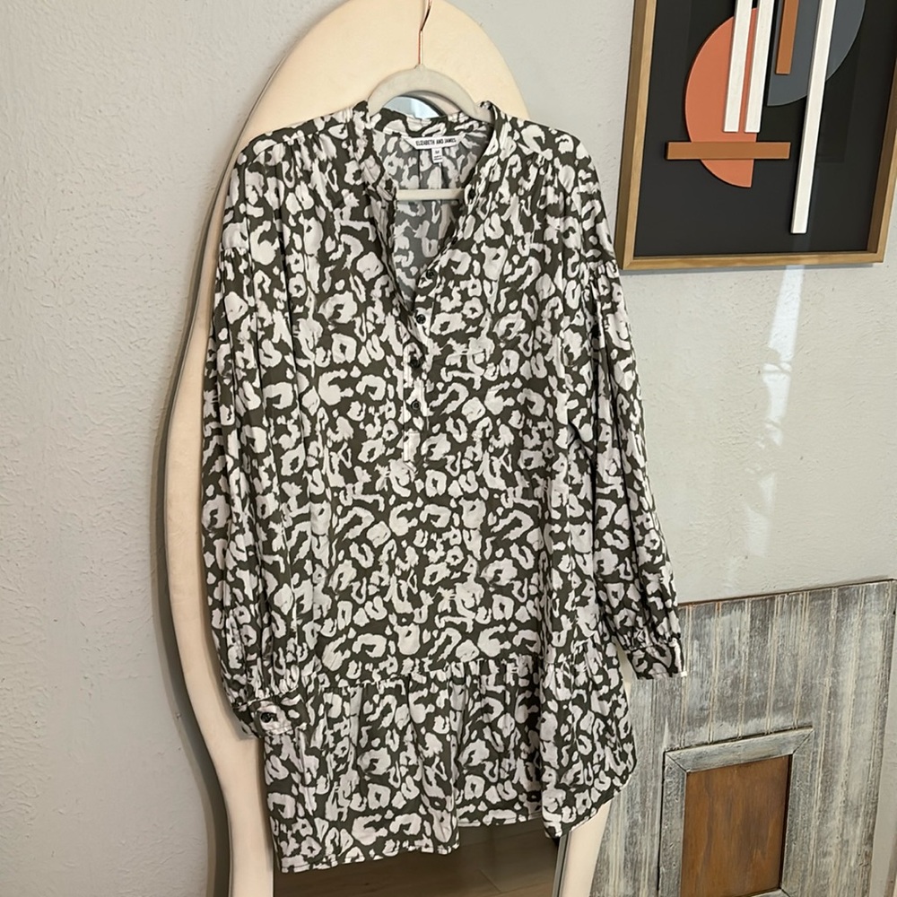Elizabeth and James animal print swing dress-NWOT